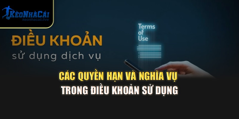 Điều Khoản Sử Dụng – Quy Định Truy Cập Tại Kèo Nhà Cái Các quyền hạn và nghĩa vụ trong điều khoản sử dụng