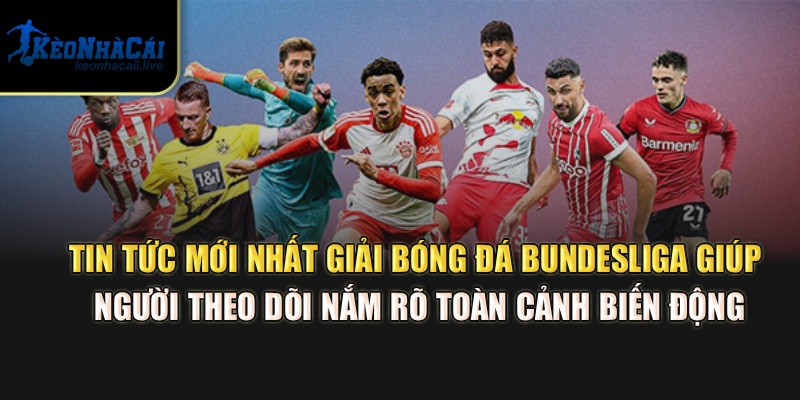 Tin Tức Mới Nhất Giải Bóng Đá Bundesliga Từ Kèo Nhà Cái Tin tức mới nhất giải bóng đá Bundesliga giúp người theo dõi nắm rõ toàn cảnh biến động